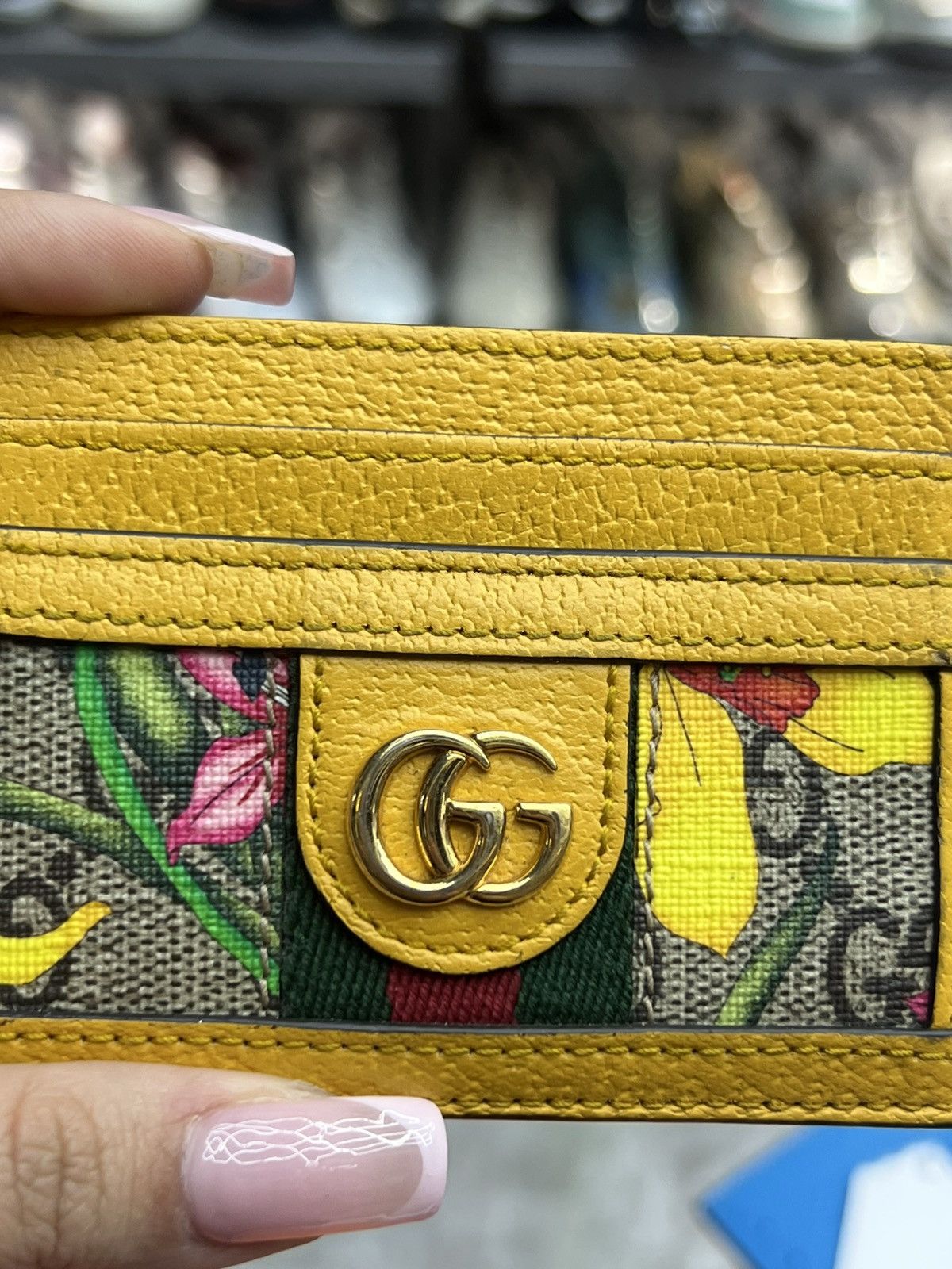 Gucci Gucci Floral Print Holder Size ONE SIZE - 3 Thumbnail