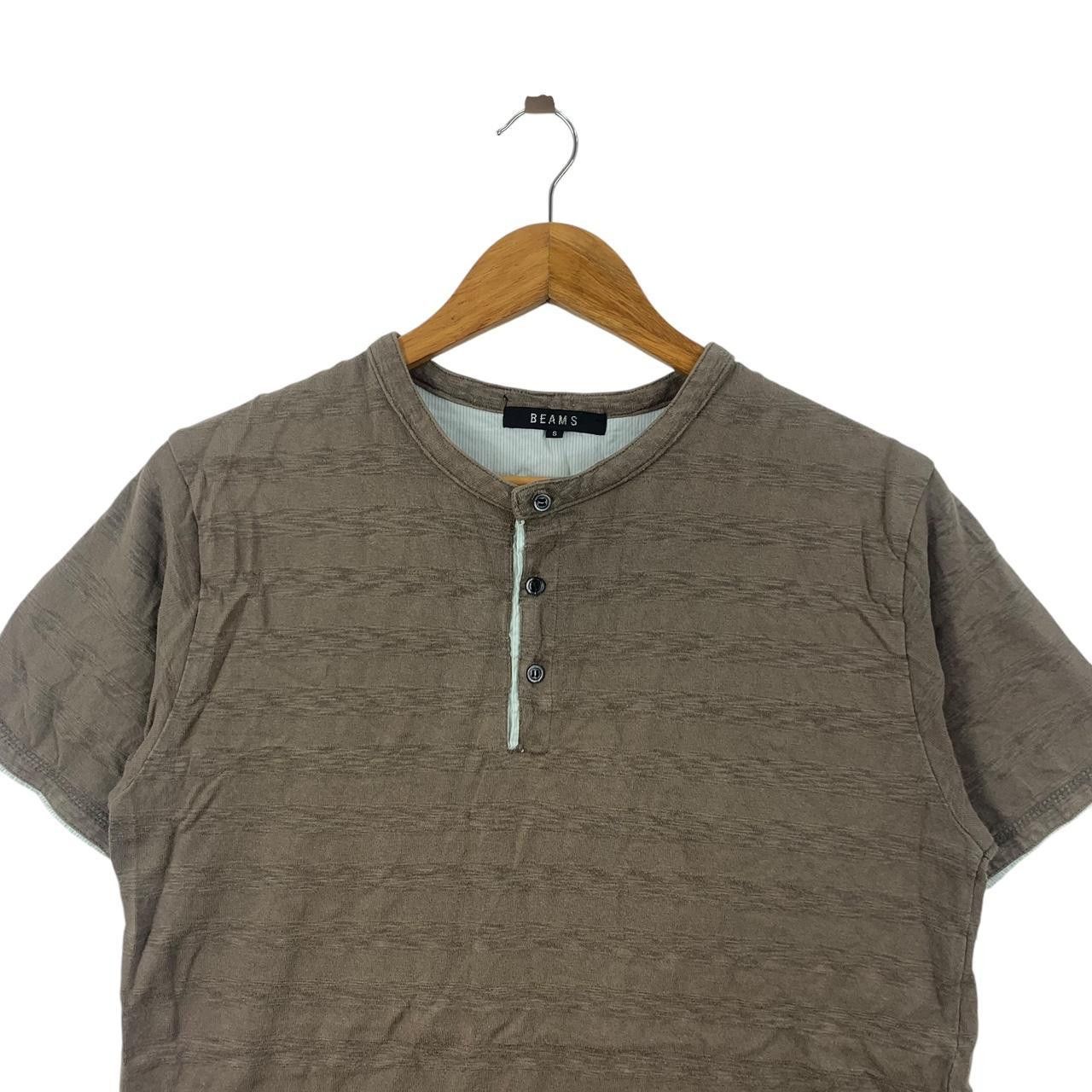 Beams Plus Vintage BEAMS PLUS JAPAN Quilted Minimalist Design Tee Shirt Size US S / EU 44-46 / 1 - 2 Thumbnail