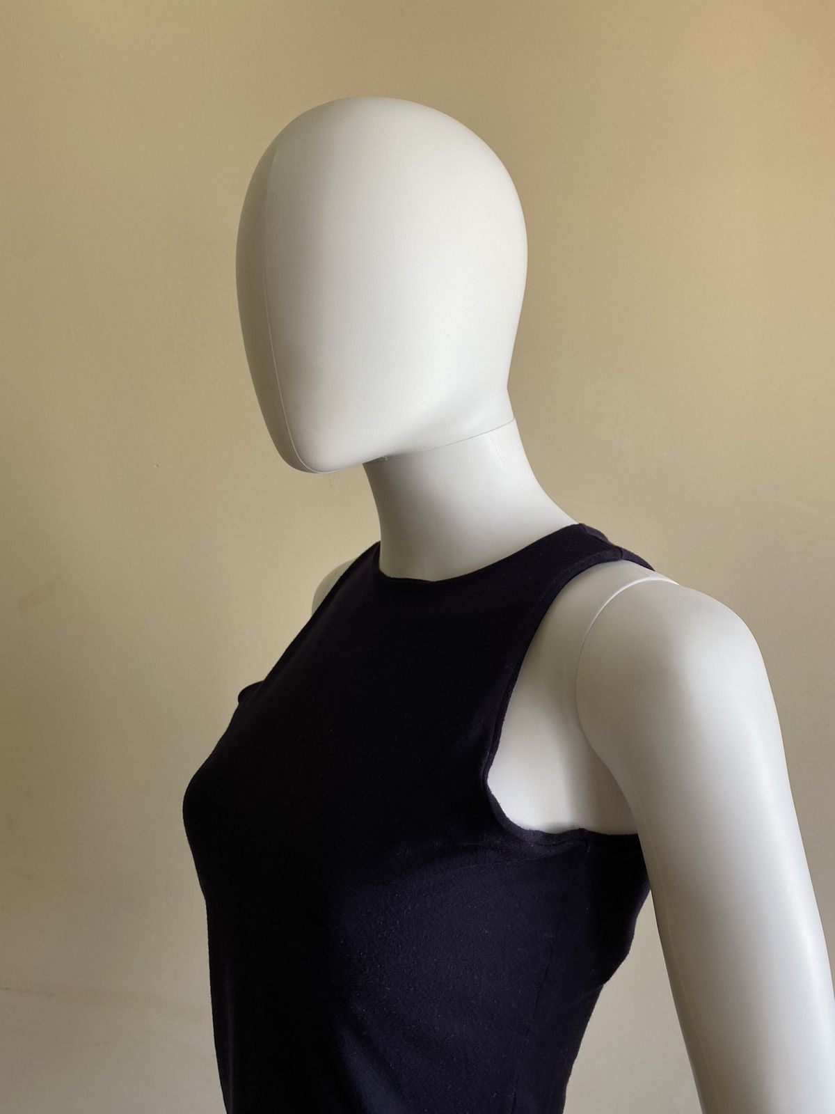 Sarah Pacini Sarah Pacini Womens Dark Blue Sleeveless Top Size 3 Size S / US 4 / IT 40 - 5 Thumbnail