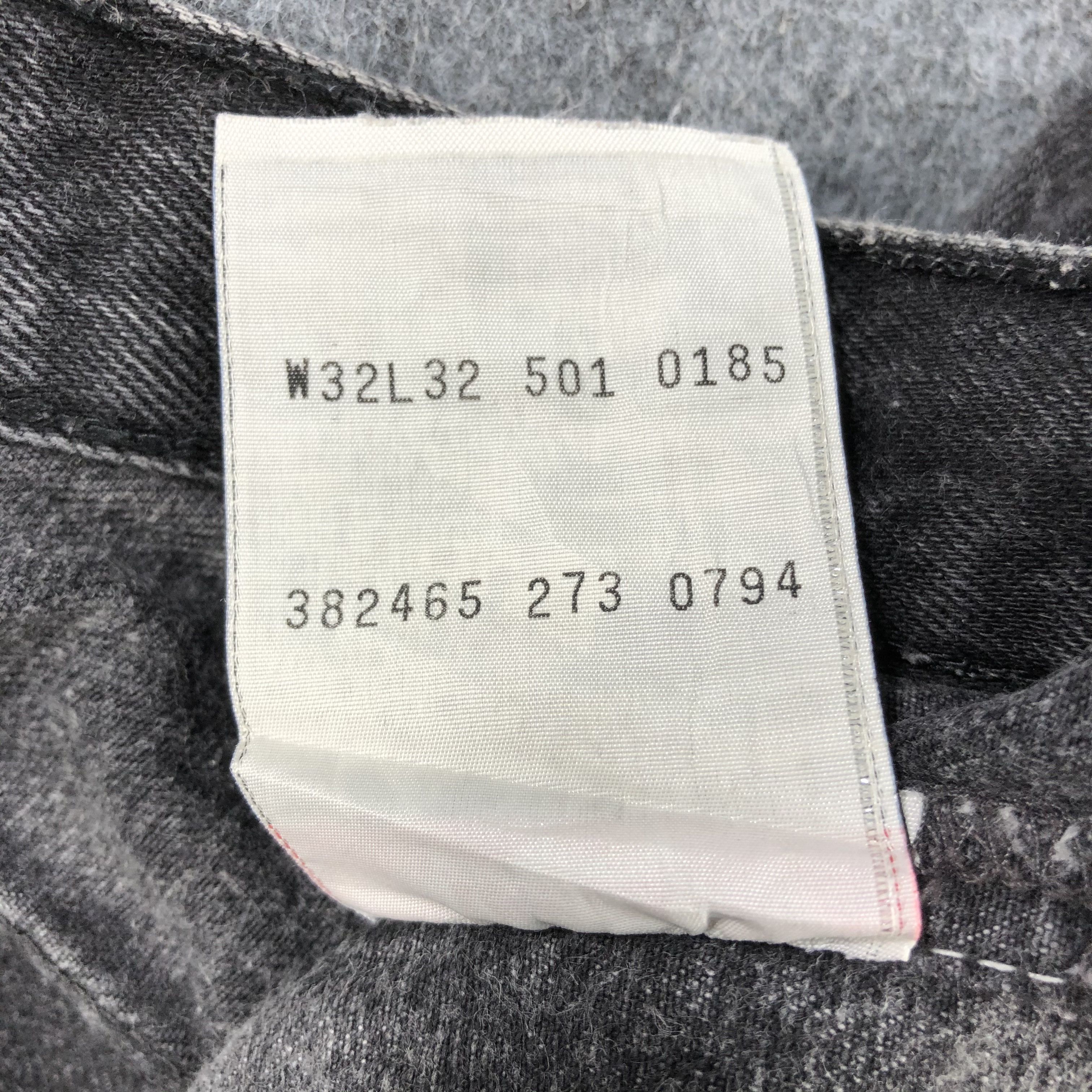 Levi's Vintage 90s Distress Levis 501 Jeans-J1418 Size US 32 / EU 48 - 13 Thumbnail