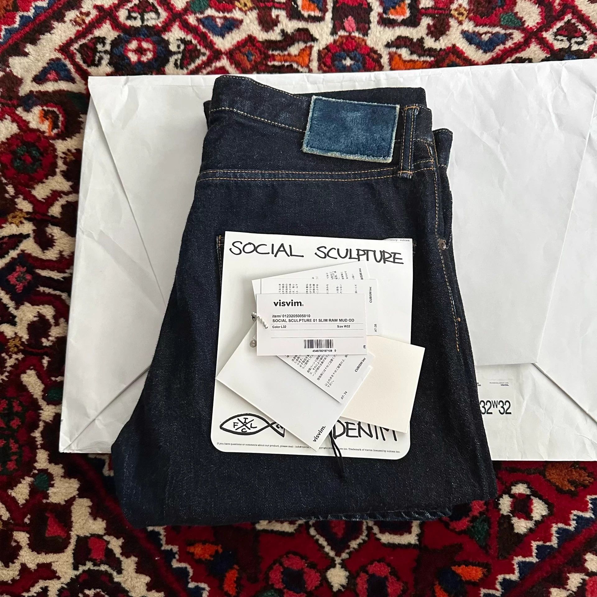 Visvim visvim 23aw 01.2mud mud dyed denim W32L32 Size US 32 / EU 48 - 9 Thumbnail