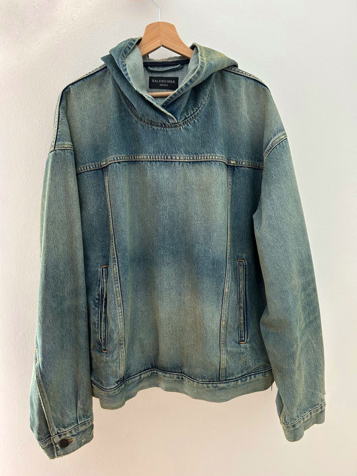 Balenciaga Balenciaga Denim Jacket Size US M / EU 48-50 / 2 - 2 Thumbnail