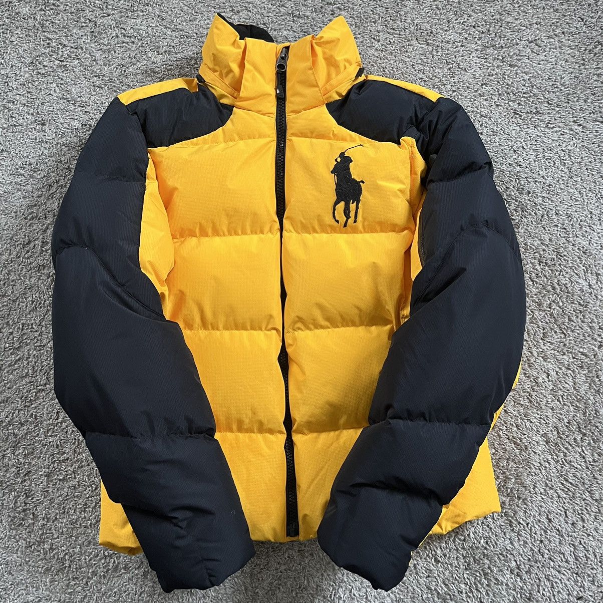 Polo Ralph Lauren 🔴Polo Ralph Lauren Puffer Jacket Size Medium Black Yellow Size US M / EU 48-50 / 2 - 3 Thumbnail