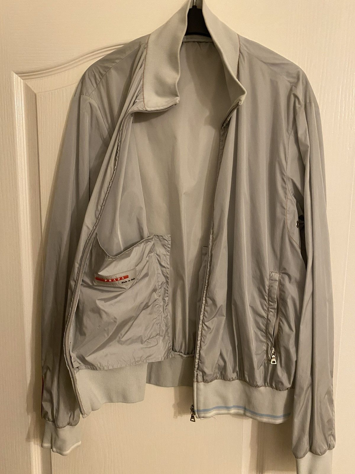 Prada Prada Sport Nylon BomberJacket Made in Italy Red Tab Archive Size US XL / EU 56 / 4 - 6 Thumbnail