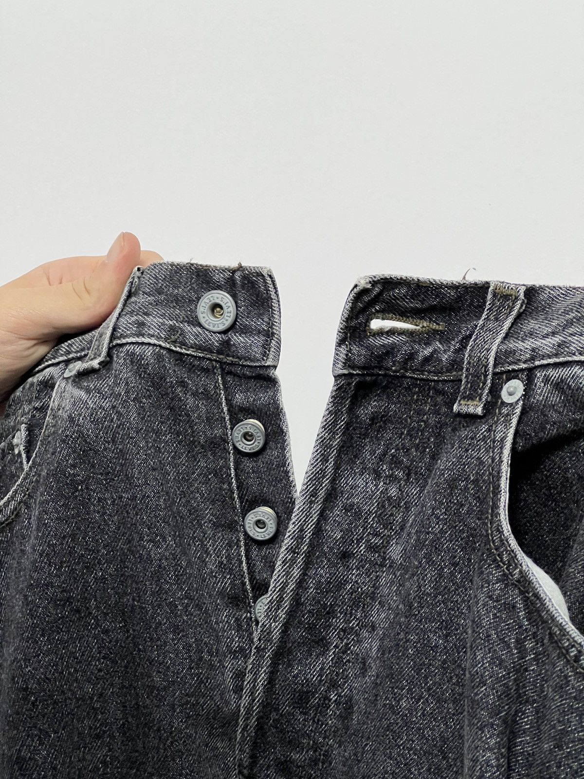 Levi's × Levi's Vintage Clothing × Vintage Vintage Levis 618 Made in Italy Washed Gray Denim Jeans Size US 30 / EU 46 - 8 Thumbnail