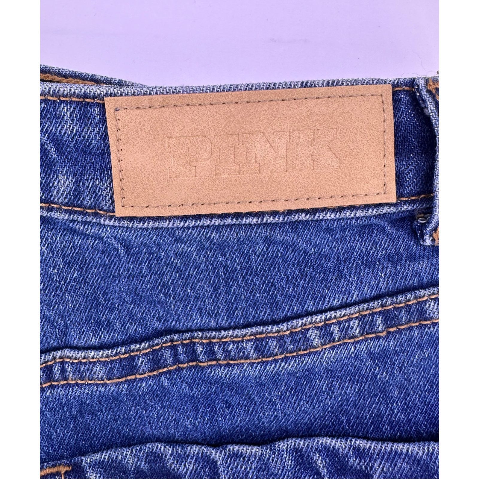 Victoria's Secret VS Pink Blue Demin Jeans Wide Leg Size 10 Size 32" / US 10 / IT 46 - 9 Thumbnail
