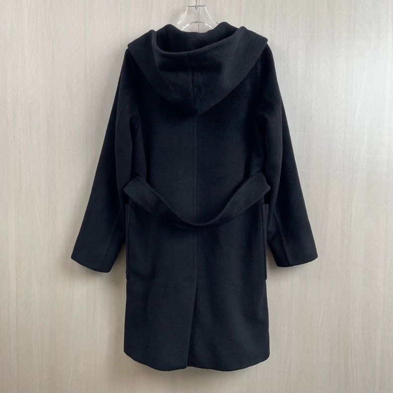 Max Mara Max Mara Black mid-length bathrobe cashmere coat Size M / US 6-8 / IT 42-44 - 3 Thumbnail