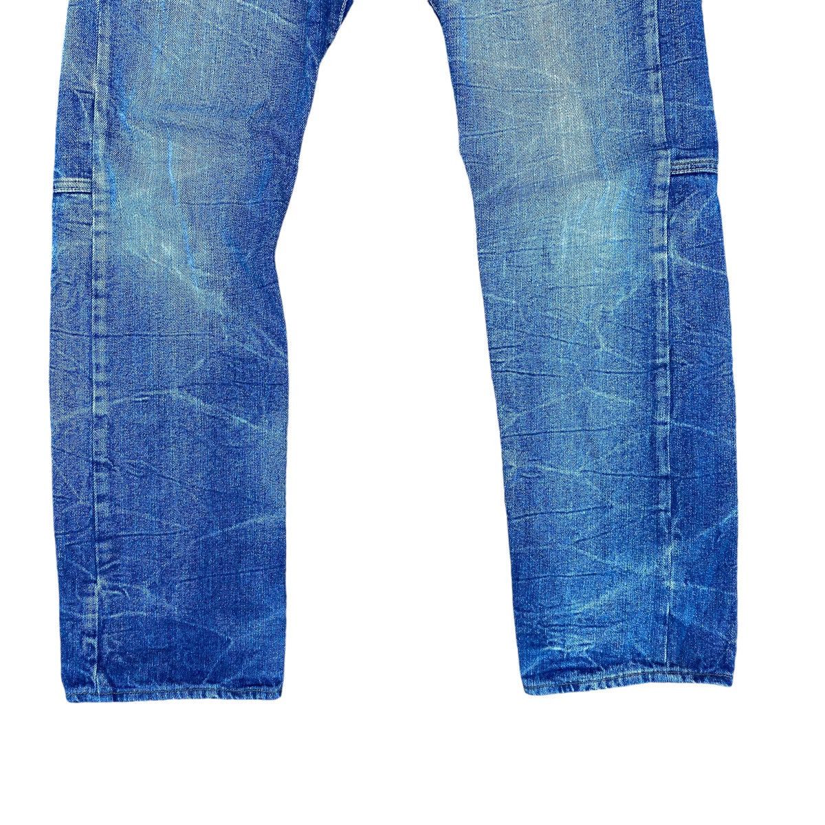 Japanese Brand × Vintage Jack Serika Artist Work Spider Web Distressed Jeans Size US 33 - 2 Thumbnail