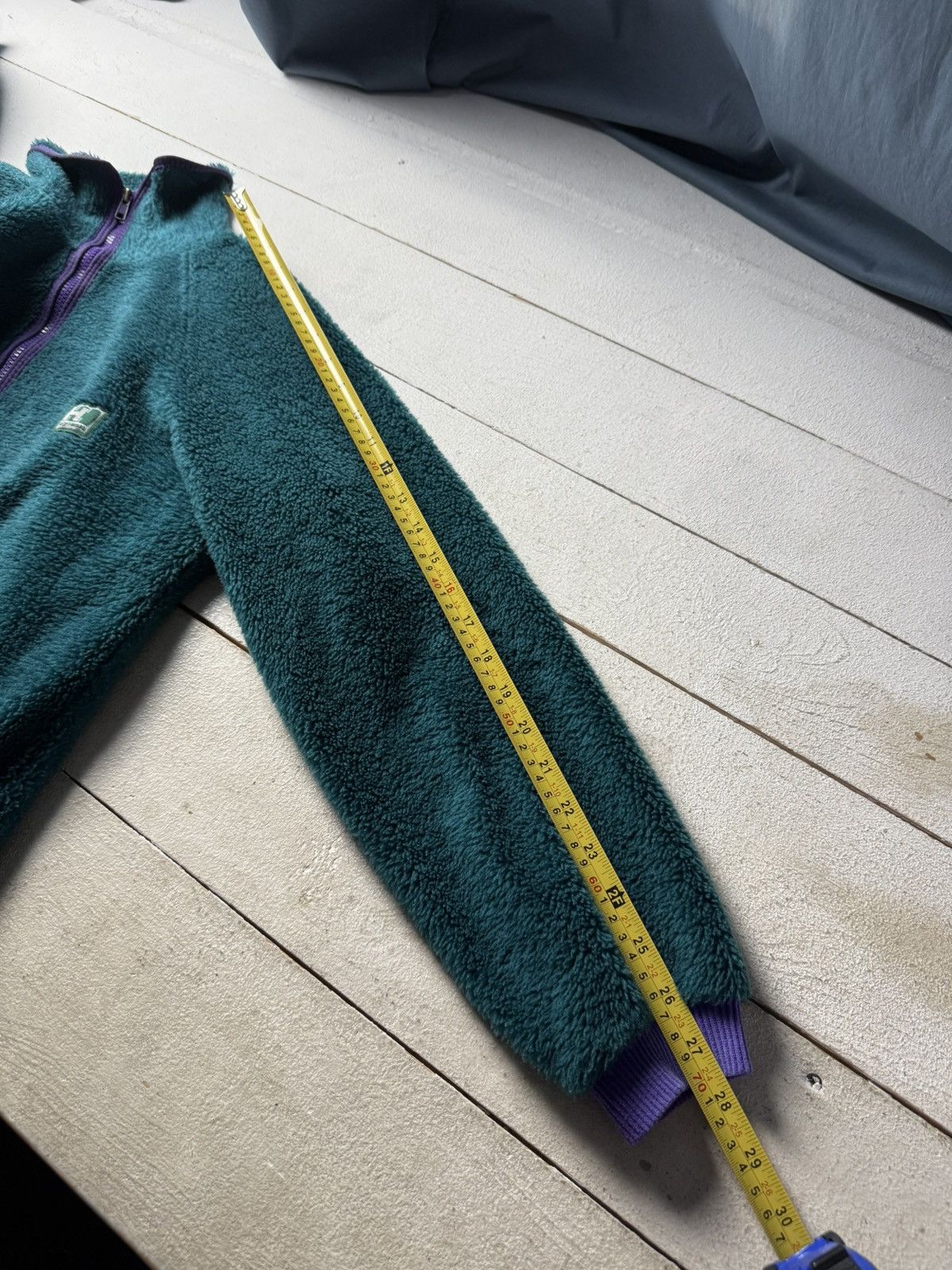 Helly Hansen Vintage Helly Hansen High Pile Fleece Jacket Green Purple Size US M / EU 48-50 / 2 - 15 Thumbnail