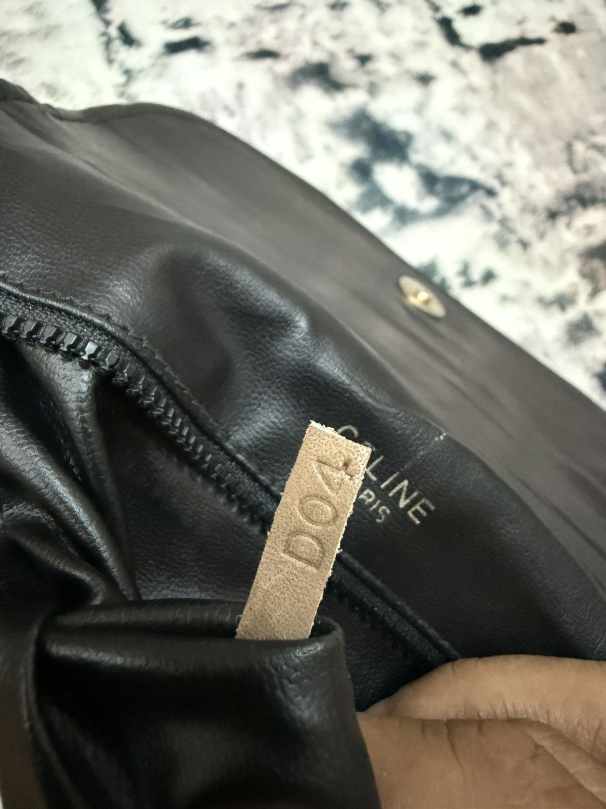 Celine × Designer × Vintage Vintage Celine Black Leather Massenger Bag Size ONE SIZE - 15 Thumbnail