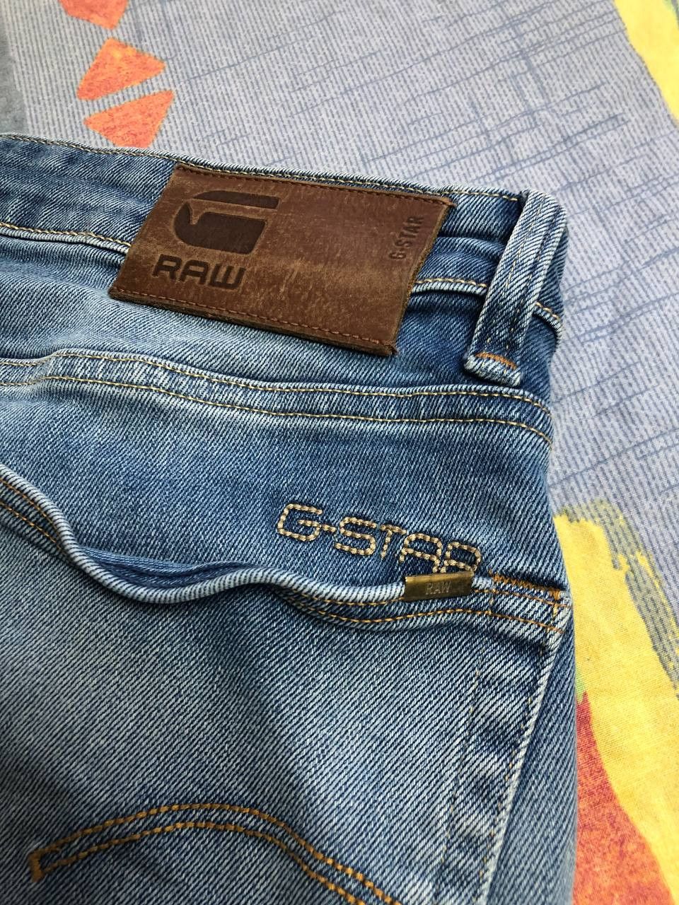 G-Star × Vintage Vintage G Star Raw Denim Jeans Y2K Size US 32 / EU 48 - 16 Thumbnail