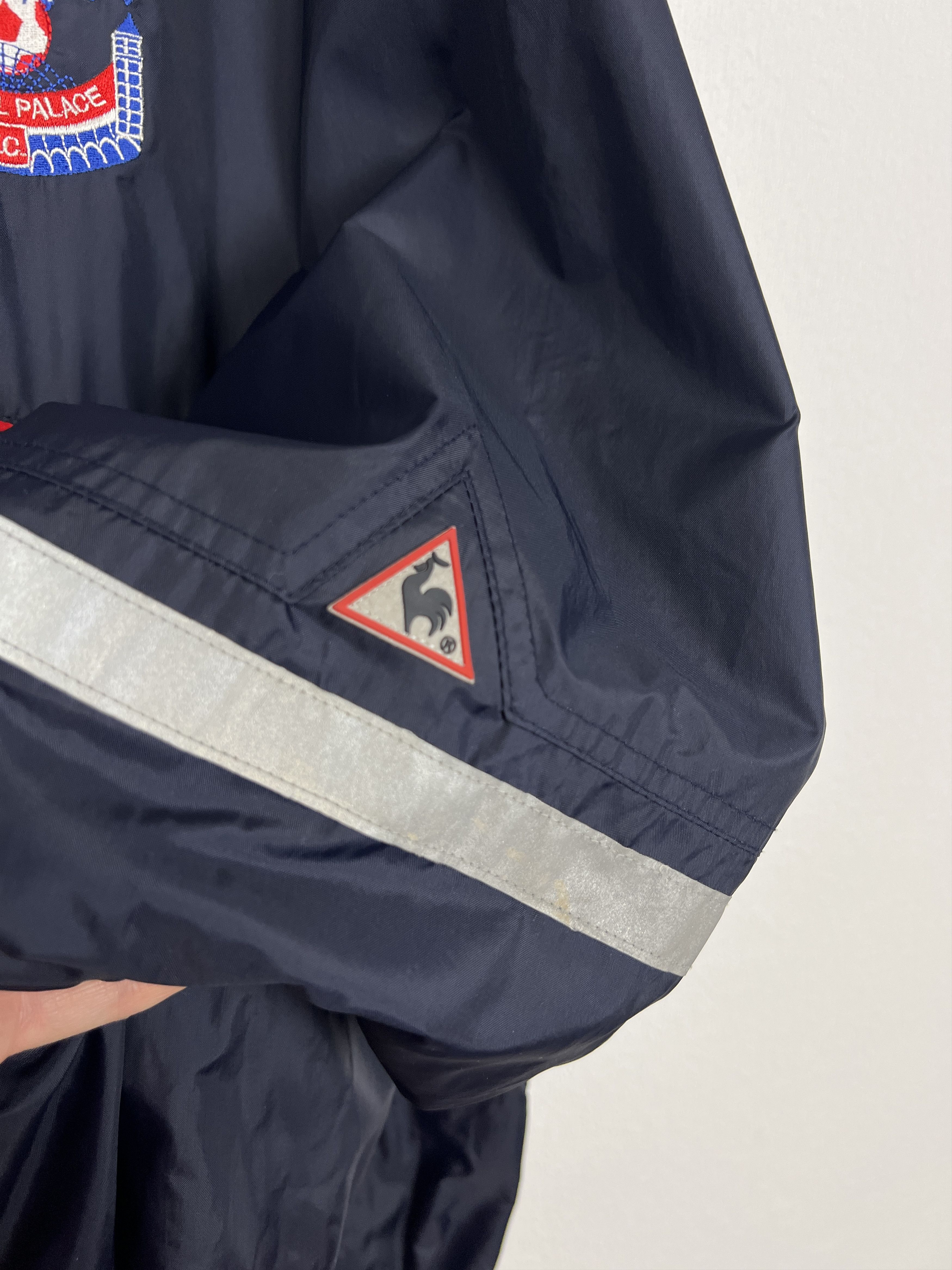 Le Coq Sportif Vintage 2000's Crystal Palace Football Jacket Soccer Track Size US XL / EU 56 / 4 - 3 Thumbnail
