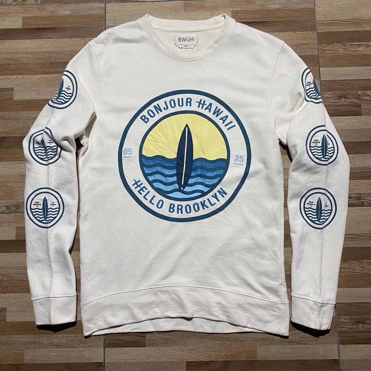 Brooklyn Clothing × Japanese Brand BWGH "Tulum" Logo Spring Summer 2014 Edition Crewneck Size US S / EU 44-46 / 1 - 1 Thumbnail
