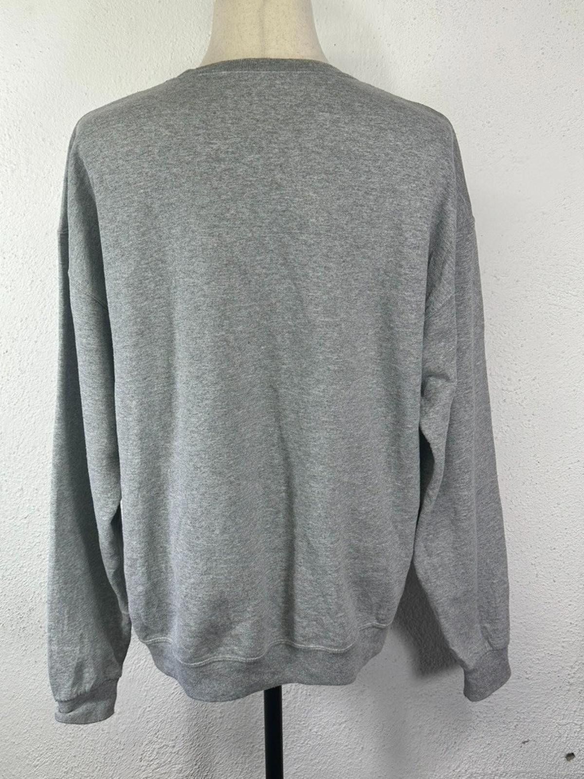 Jerzees NYC Unisex XL Gray Long Sleeve Jerzees Sweatshirt Size US XL / EU 56 / 4 - 5 Thumbnail