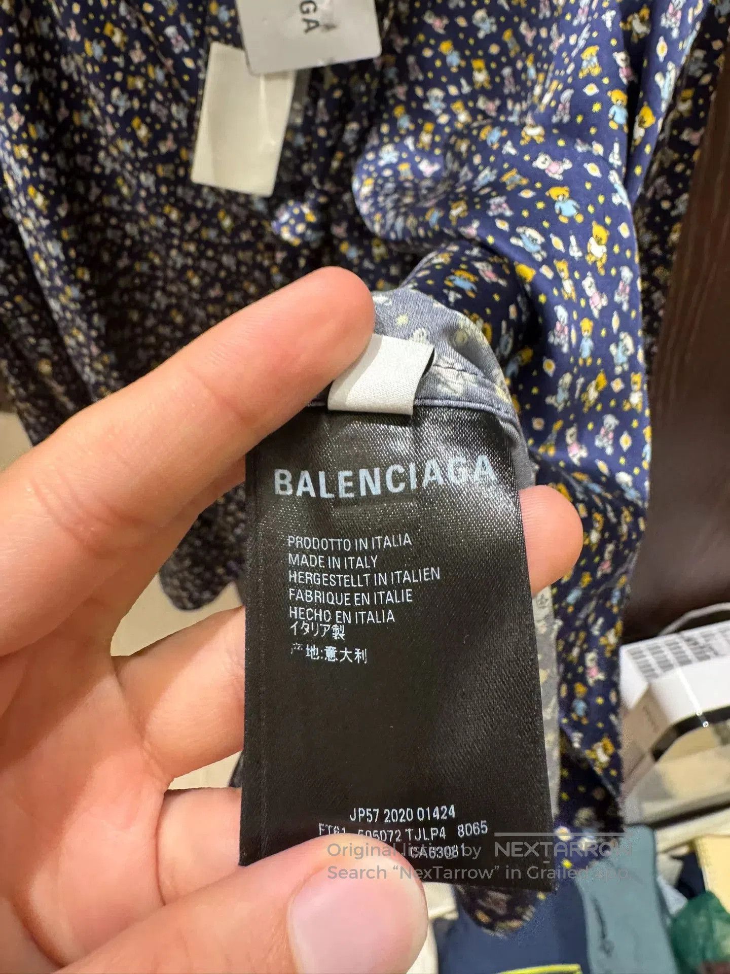 Balenciaga Balenciaga Teddy Bear Silk Blouse. Size S / US 4 / IT 40 - 4 Thumbnail