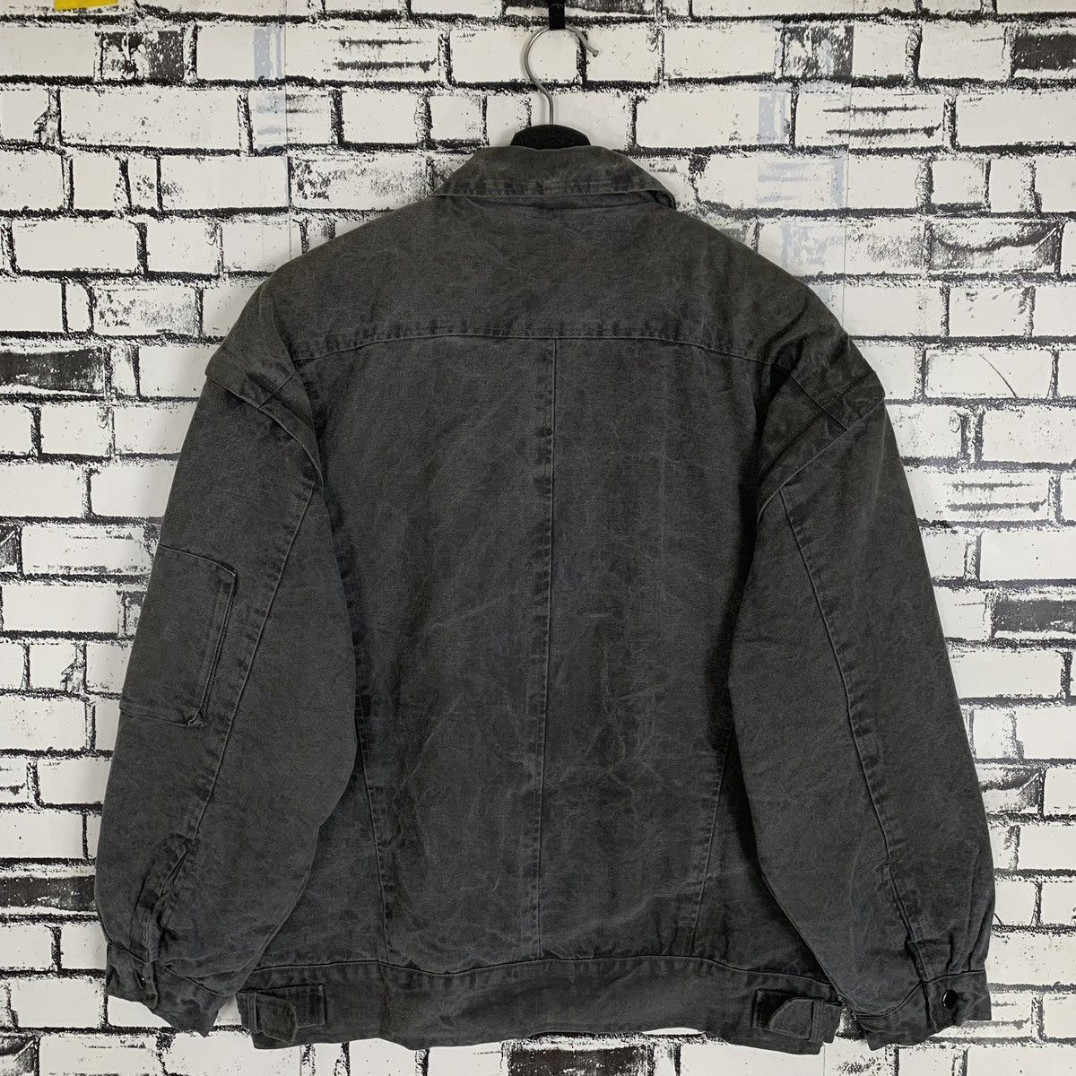 Designer France Denim Bomber Jacket La Grande Motte Size US S / EU 44-46 / 1 - 6 Thumbnail