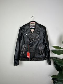 Men's Diesel Leather Jackets | Grailed