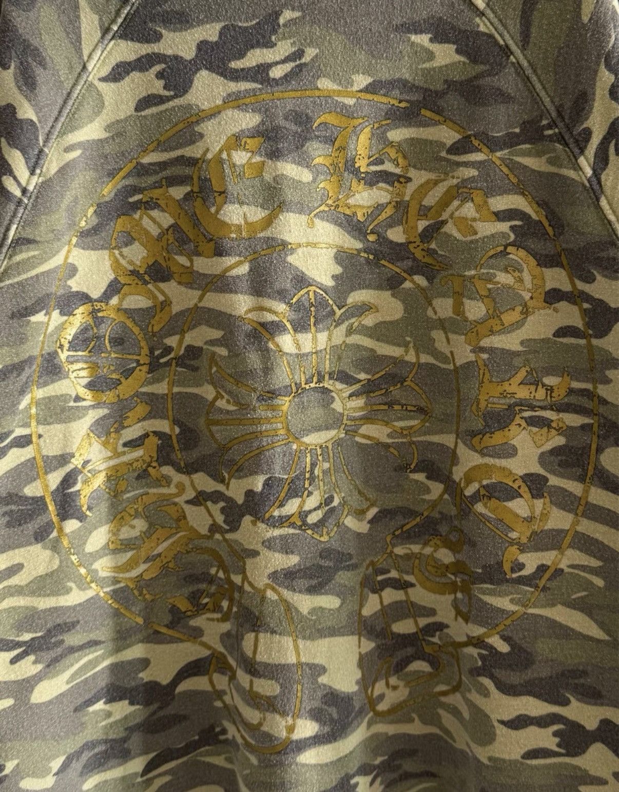 Chrome Hearts Chrome Hearts Camouflage Waffle Knit Zip Hoodie Size US L / EU 52-54 / 3 - 4 Thumbnail