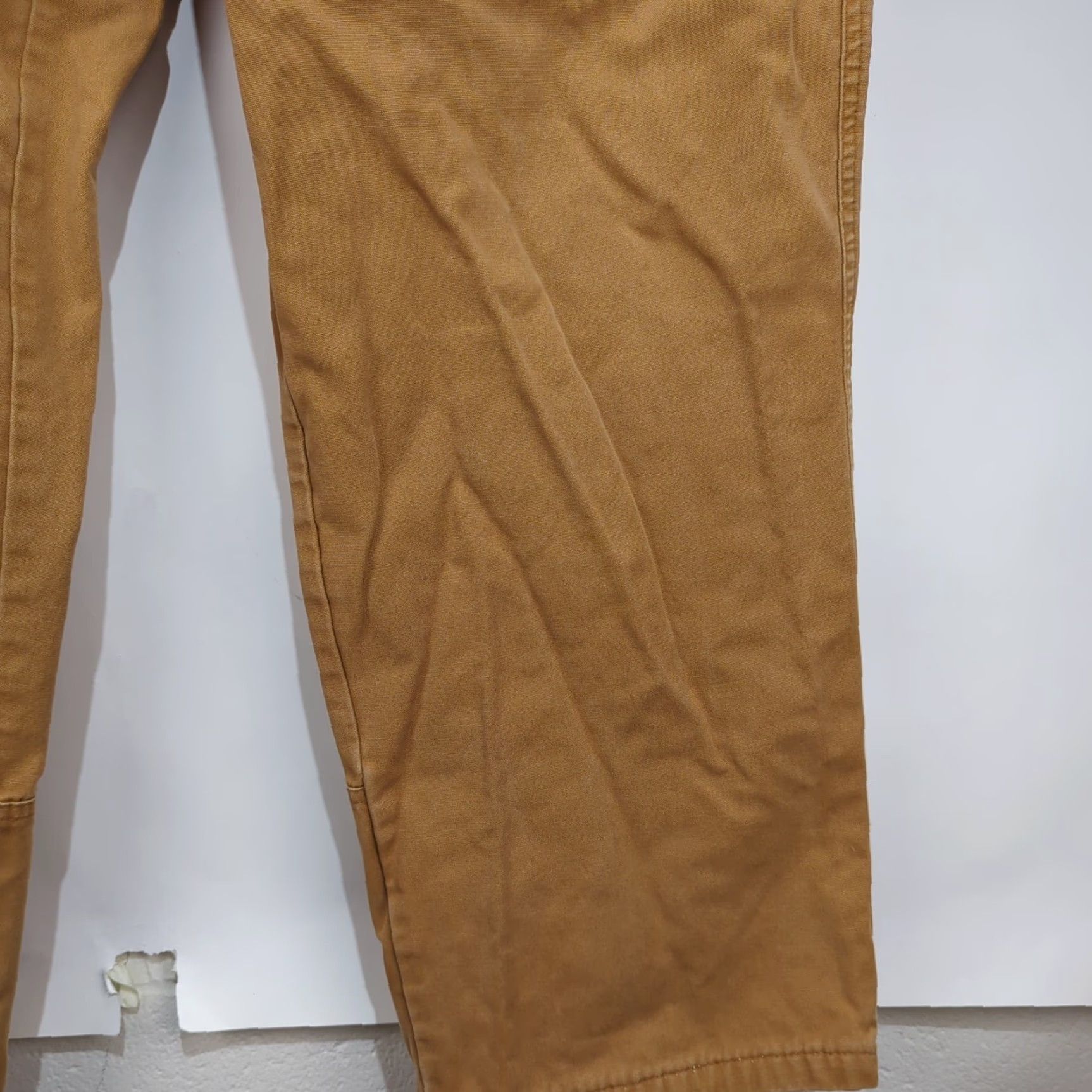 Orvis Orvis Mens Work Pants Tan Cotton Canvas Flat Front Pockets 36x30 Size US 36 / EU 52 - 6 Thumbnail