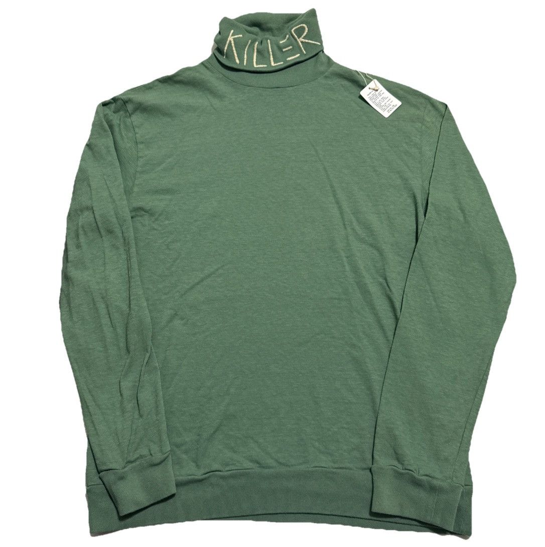 Kapital Kapital Killer Embroidered Turtleneck K2409LC019 Light Green Size US L / EU 52-54 / 3 - 1 Thumbnail