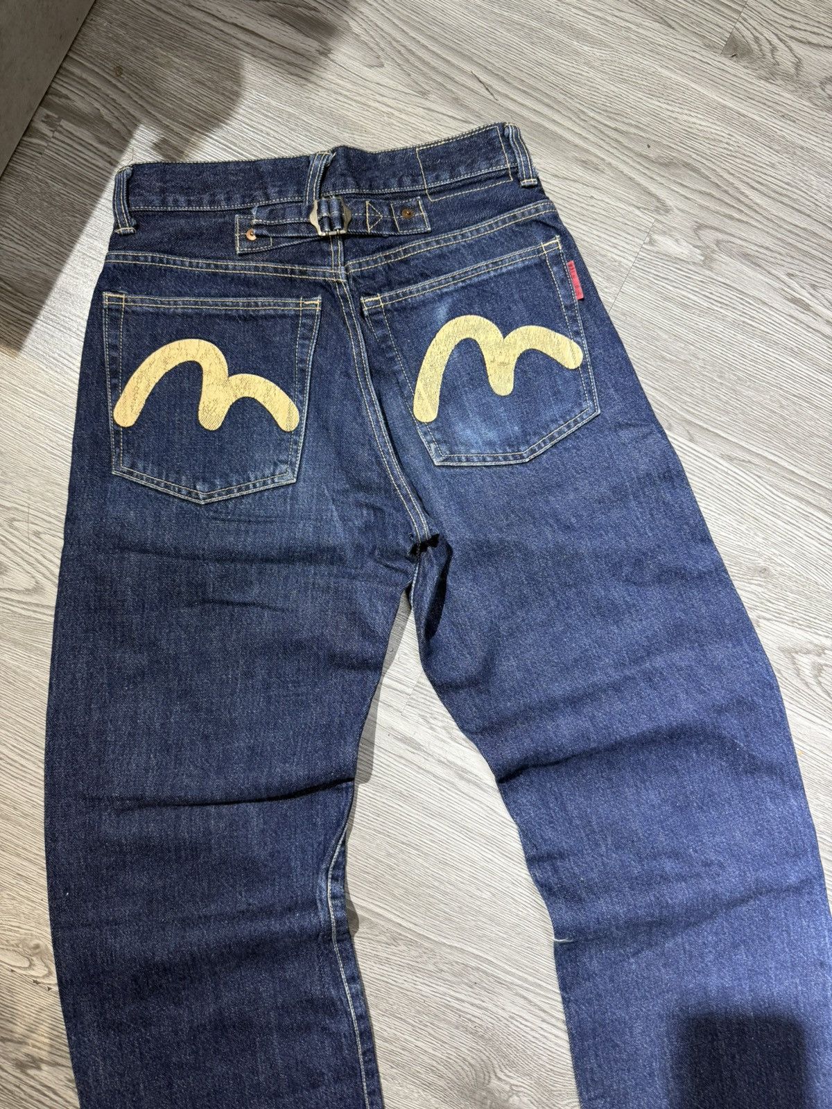 Japanese Brand 90’s JAPANESE BRAND POCKET LOGO Y2K RETRO DENIM PANTS Size US 28 / EU 44 - 2 Thumbnail