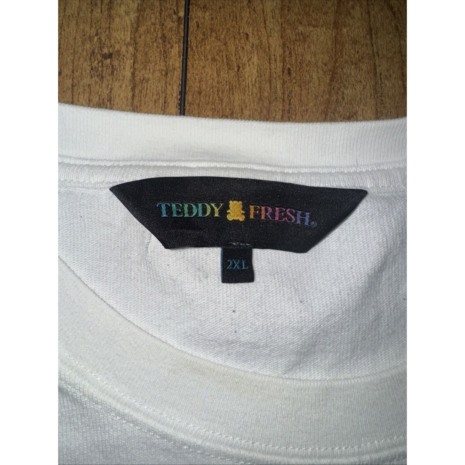 Teddy Fresh Teddy Fresh Embroidered Logo T-Shirt White XXL 24x28 Size US XXL / EU 58 / 5 - 3 Thumbnail