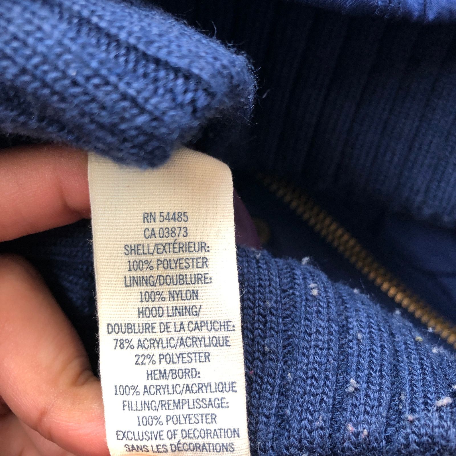 American Eagle Outfitters American Eagle Outfitters Quilted Vest Hoodie Womens M Blue Size M / US 6-8 / IT 42-44 - 5 Thumbnail