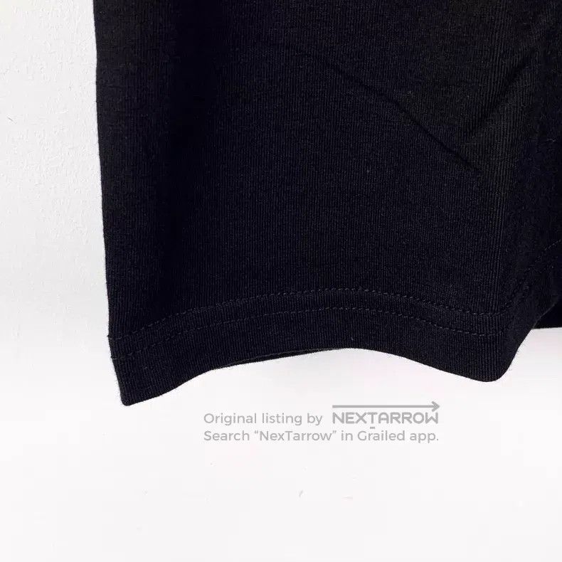 Balenciaga Balenciaga Black Logo Letter Embroidered Round Neck Short Size US S / EU 44-46 / 1 - 4 Thumbnail