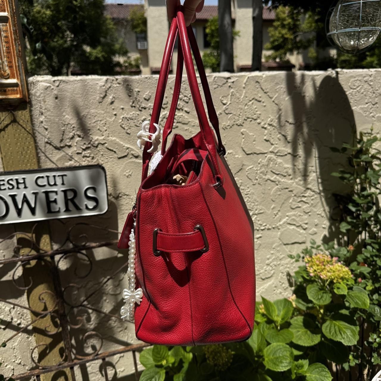 Coach Red Coach Swagger Carryall Size ONE SIZE - 5 Thumbnail