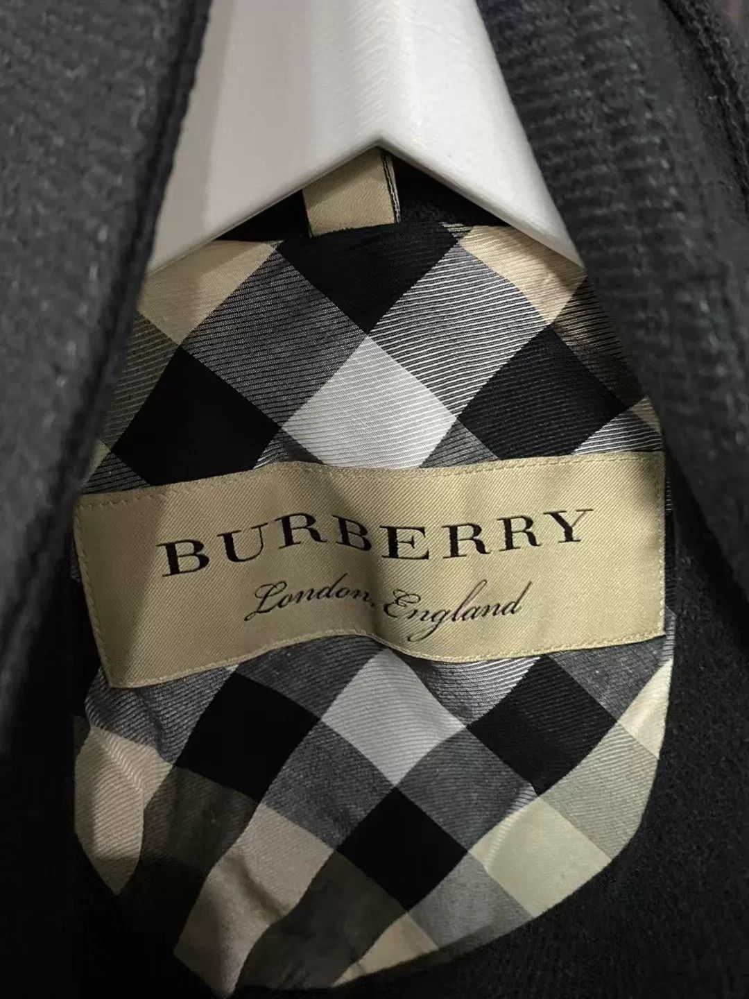 Burberry Burberry Black Stand Collar Cashmere Coat Size US 7 / EU 40 - 7 Thumbnail