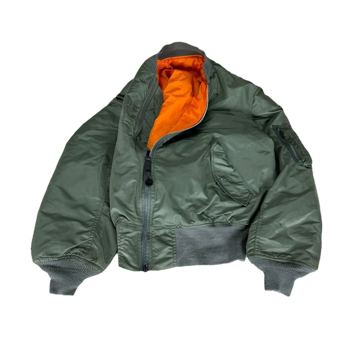Alpha Industries 🌟ALPHA INDUSTRIES REVERSIBLE TYPE MA 1 FLYER BOMBER JACKET Size US XL / EU 56 / 4 - 14 Thumbnail