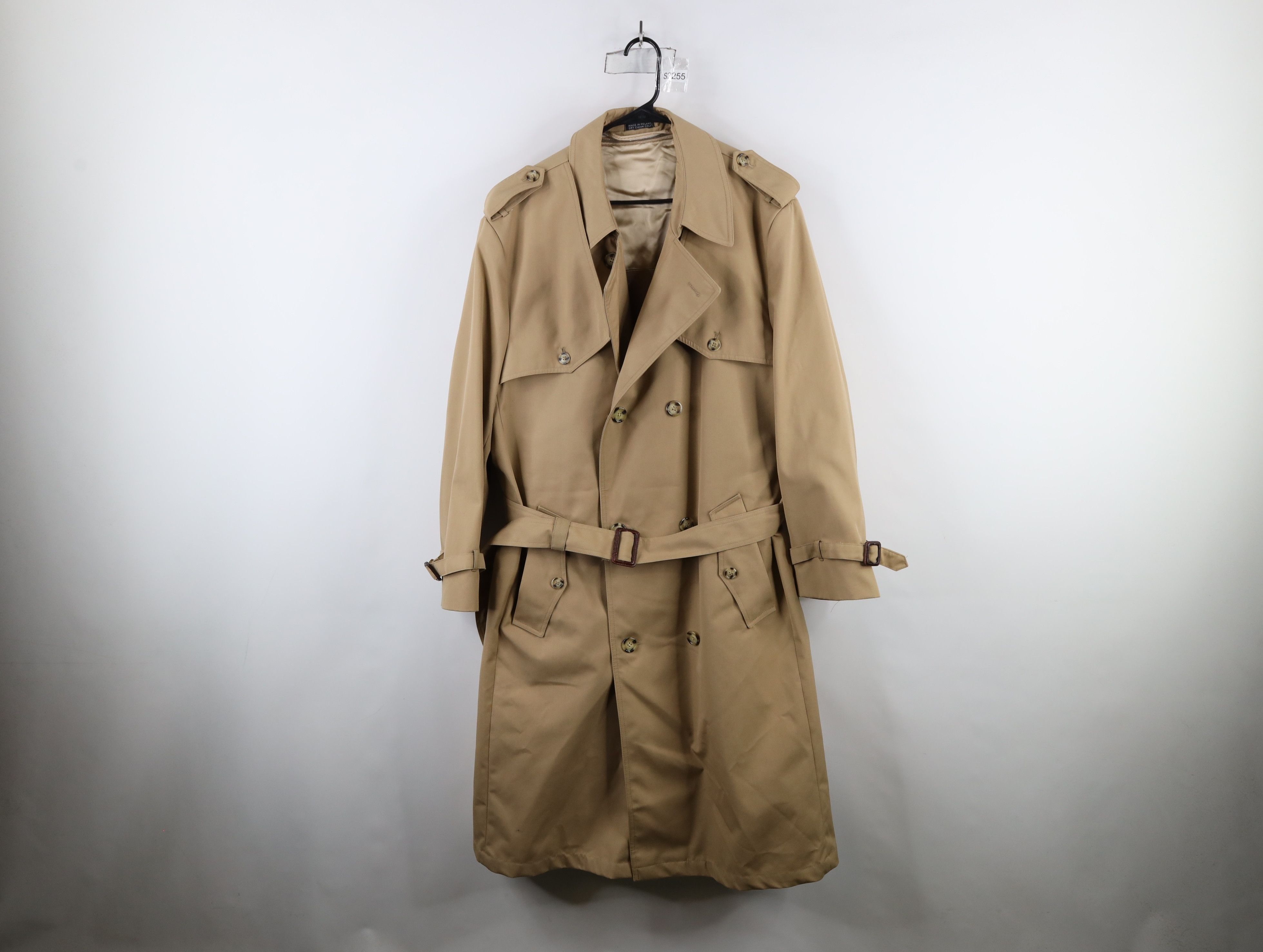 Vintage Vintage 90s Streetwear Heavyweight Trench Coat Rain Jacket Size US L / EU 52-54 / 3 - 1 Thumbnail