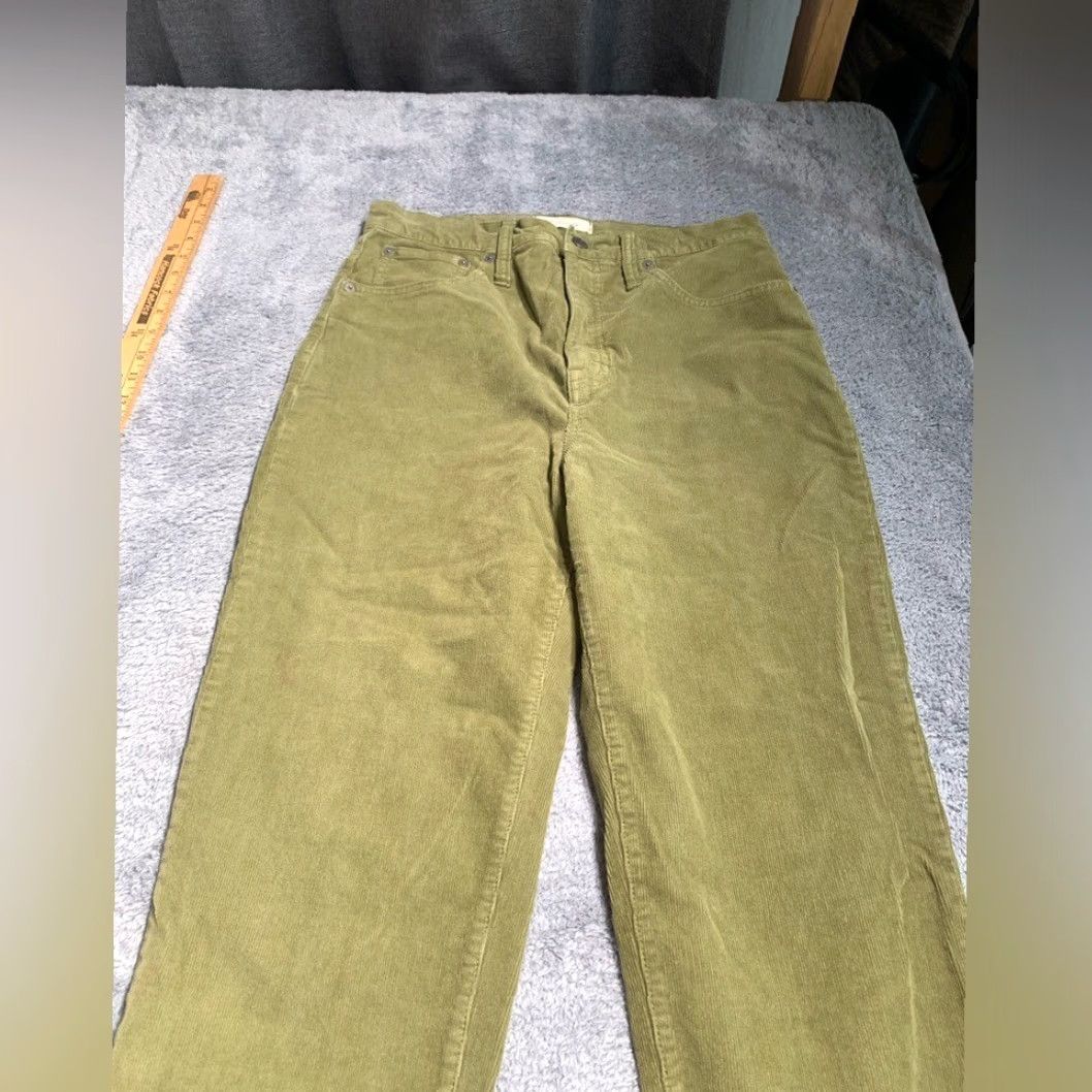 Madewell Madewell green 30 classic straight jean corduroy Ankle Women Size 30" / US 8 / IT 44 - 4 Thumbnail