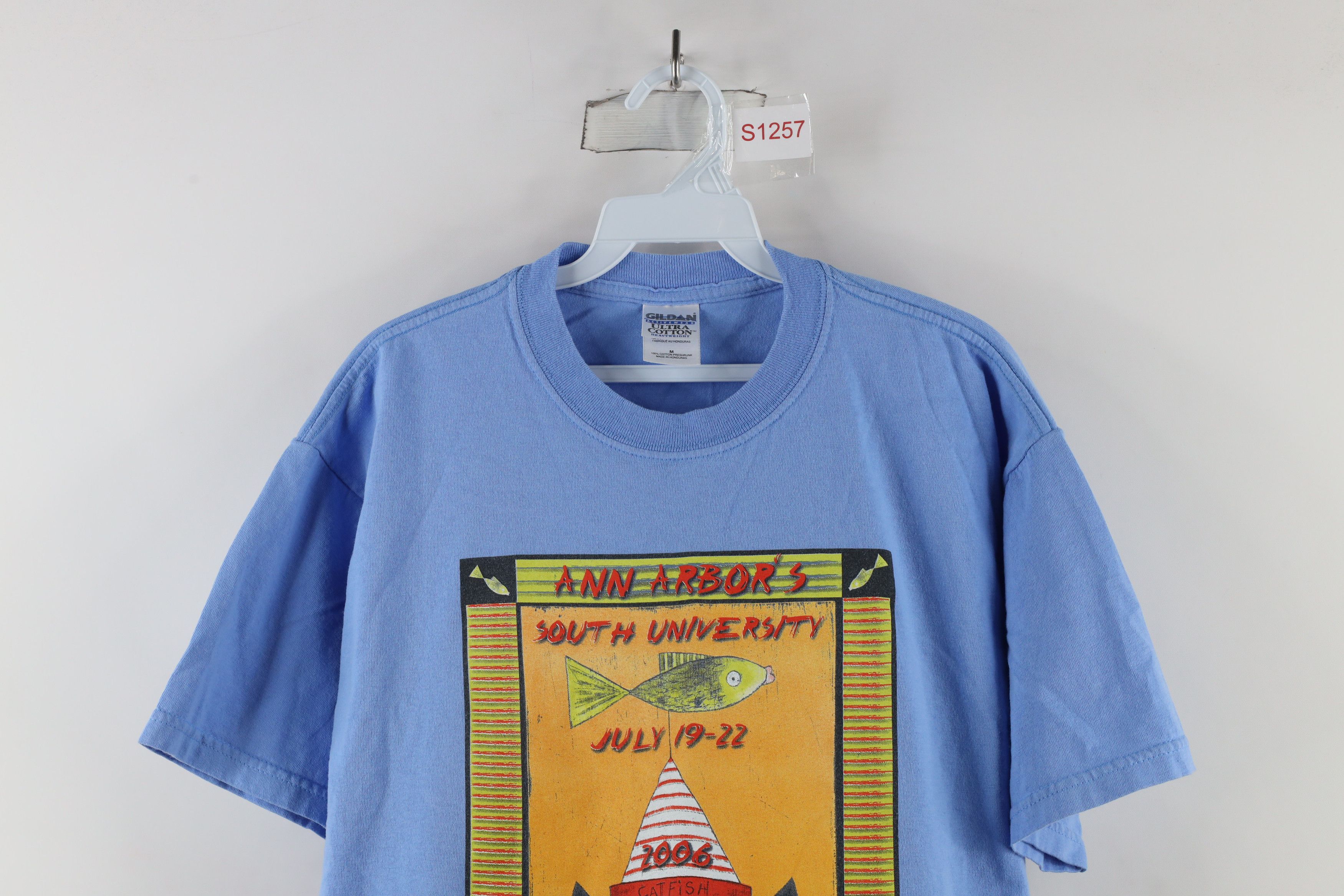 Vintage Vintage Y2K 2006 Spell Out Ann Arbor Art Fair T-Shirt Blue Size US M / EU 48-50 / 2 - 2 Thumbnail