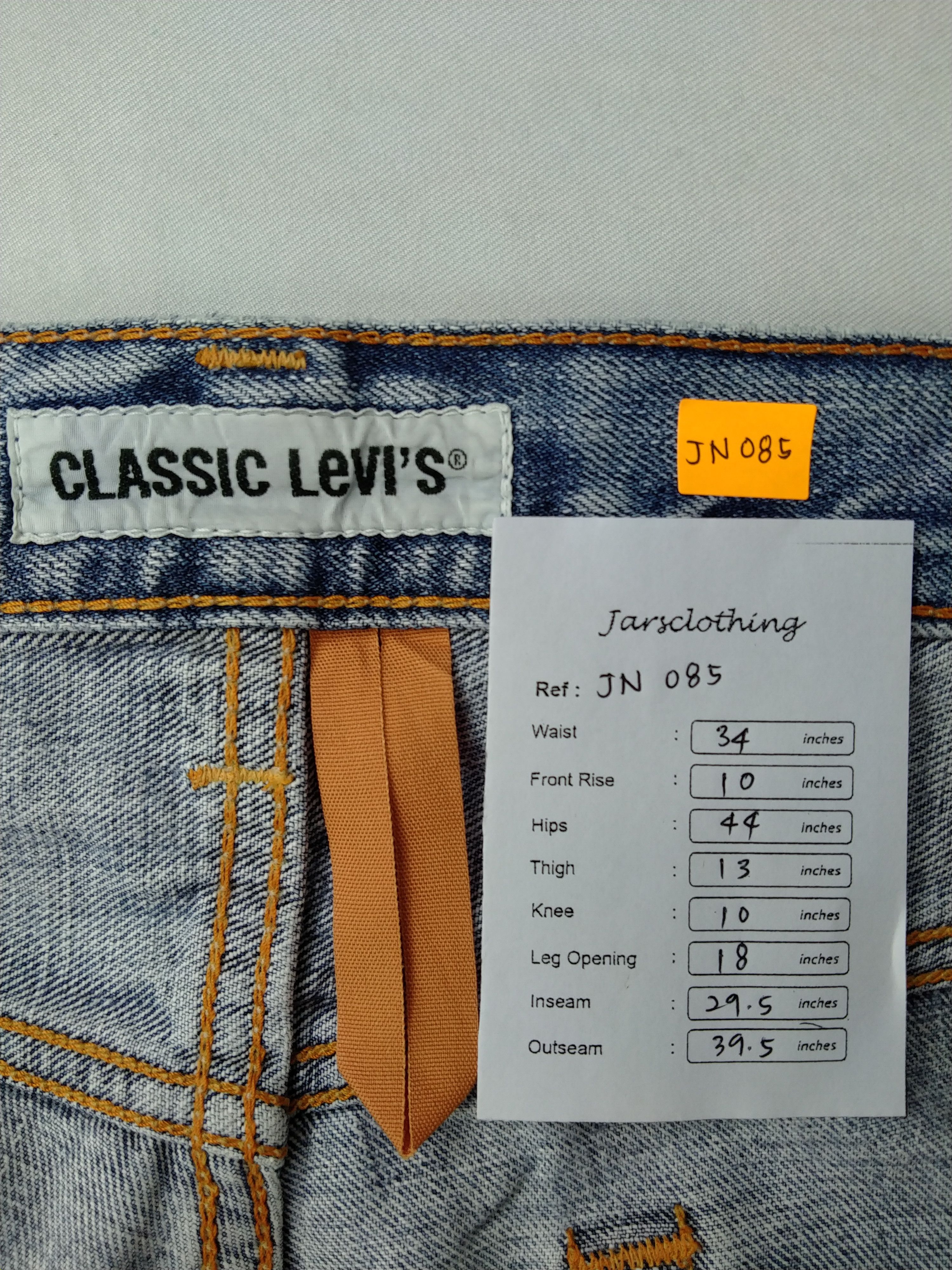 Levi's Classic Levi's 503 Distressed Ripped Denim 34 x 29.5 -JN085 Size US 34 / EU 50 - 10 Thumbnail
