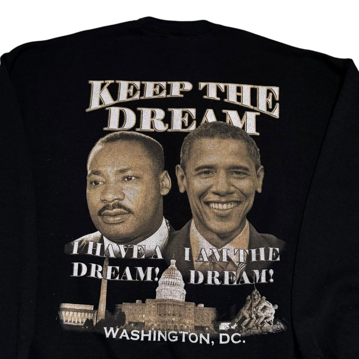 Jerzees 2012 Obama Martin Luther King Jr Campaign Sweatshirt XL Size US XL / EU 56 / 4 - 4 Thumbnail