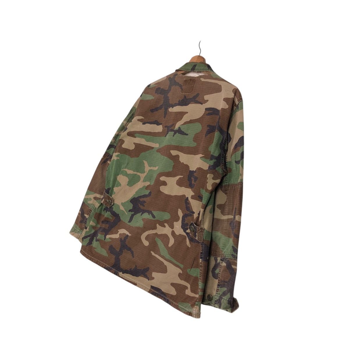 Vintage 📌Vintage Chore Work Jacket Military Us Air Force Camouflage Size US M / EU 48-50 / 2 - 11 Thumbnail