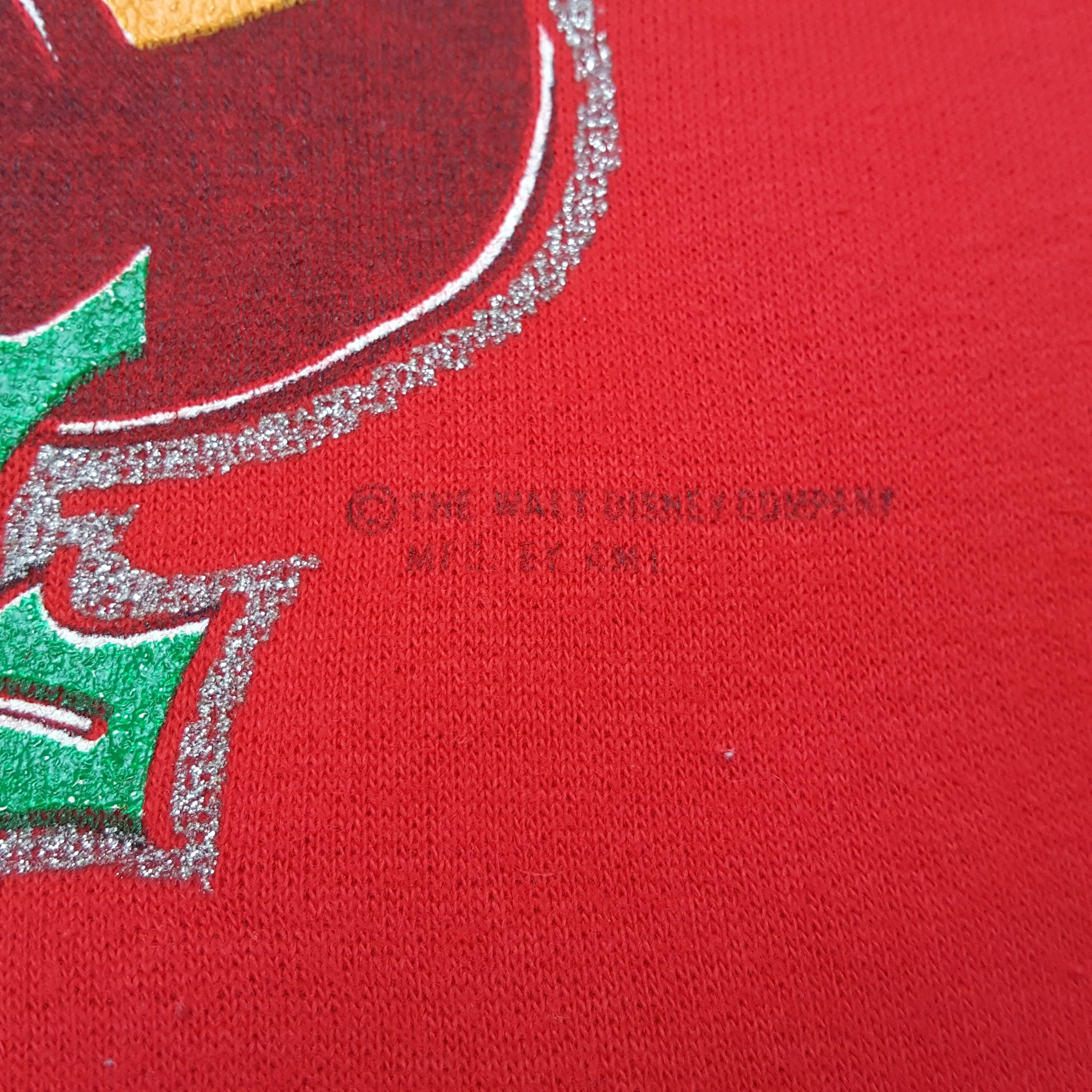 Vintage Christmas Mickey Mouse Streetwear Style Sweatshirt RR5 Size US M / EU 48-50 / 2 - 9 Thumbnail