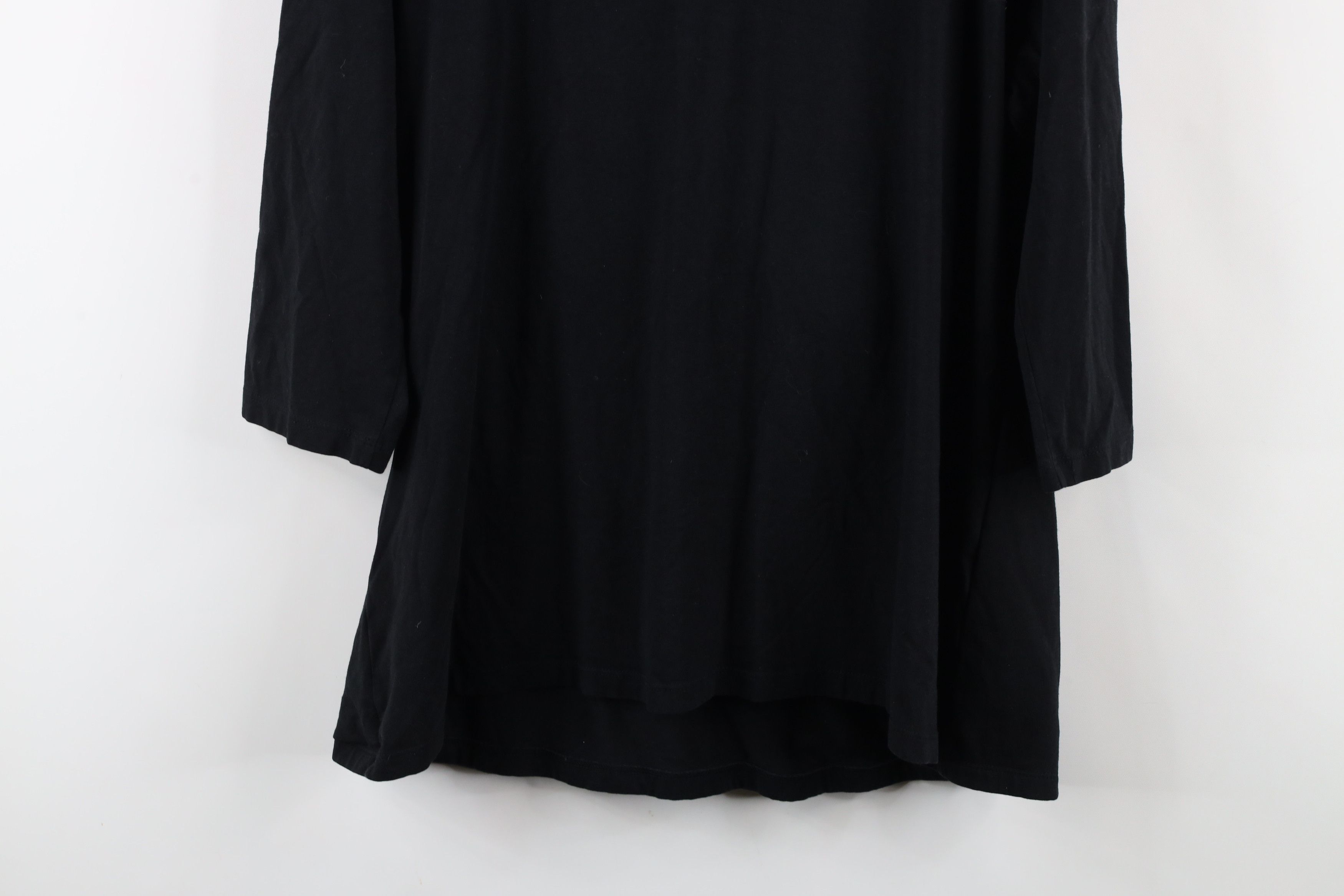 Vintage Soft Surroundings Blank Stretch Cross Wrap Blouse Top Black Size 3XL / US 20-22 - 9 Thumbnail