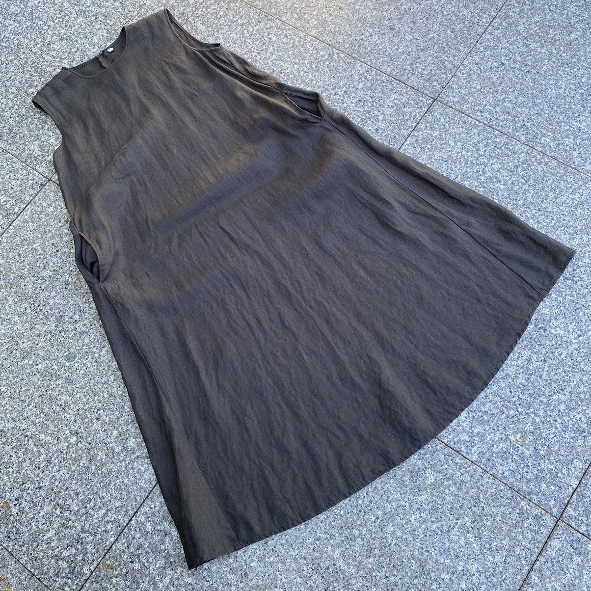 Muji 10% linen boho dress