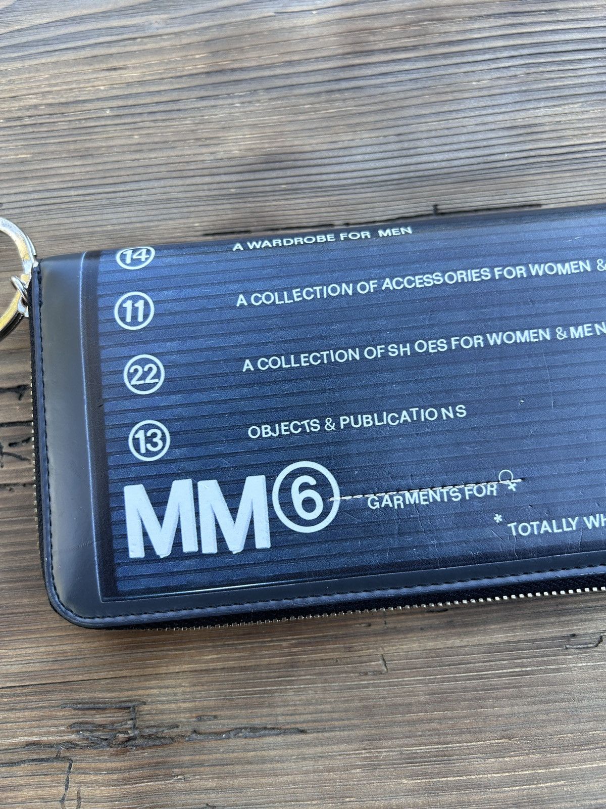 Maison Margiela Maison Margiela MM6 Directory Print Long Zip Wallet Size ONE SIZE - 2 Thumbnail