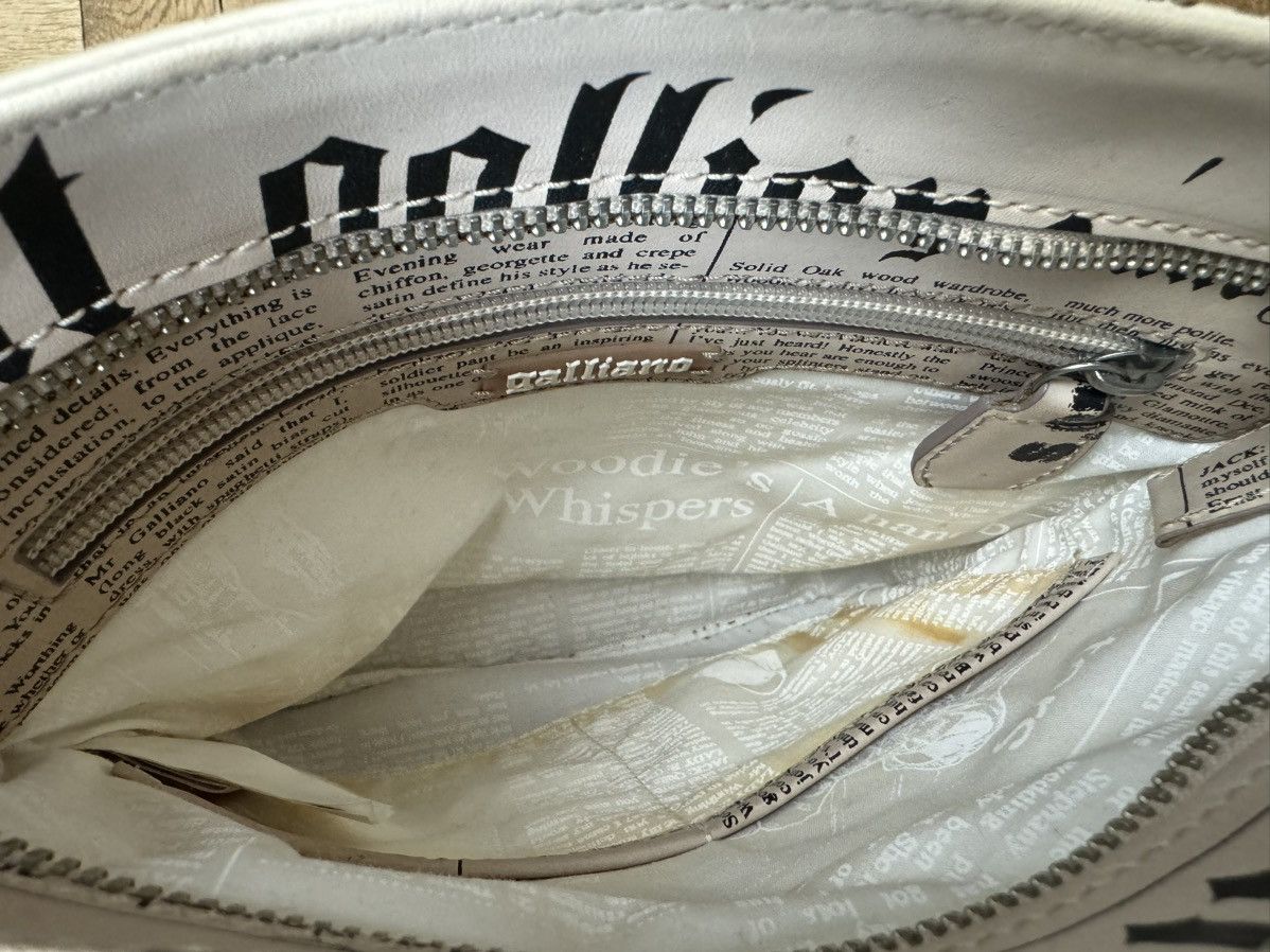 John Galliano Vintage Galliano Gazette Crossbody Leather Bag Size ONE SIZE - 11 Thumbnail
