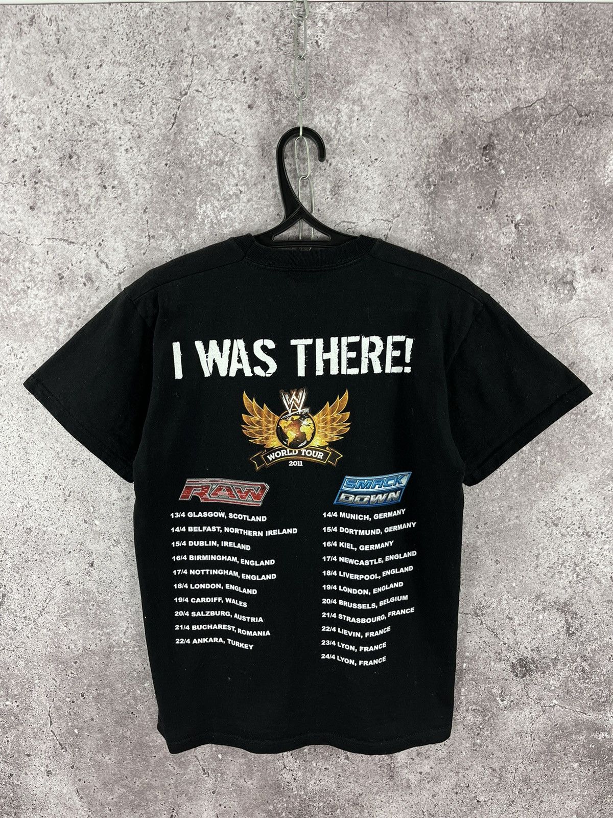 Other WWE World Tour 2011 T-Shirt Double Big Logo Black Size M Size US M / EU 48-50 / 2 - 6 Thumbnail