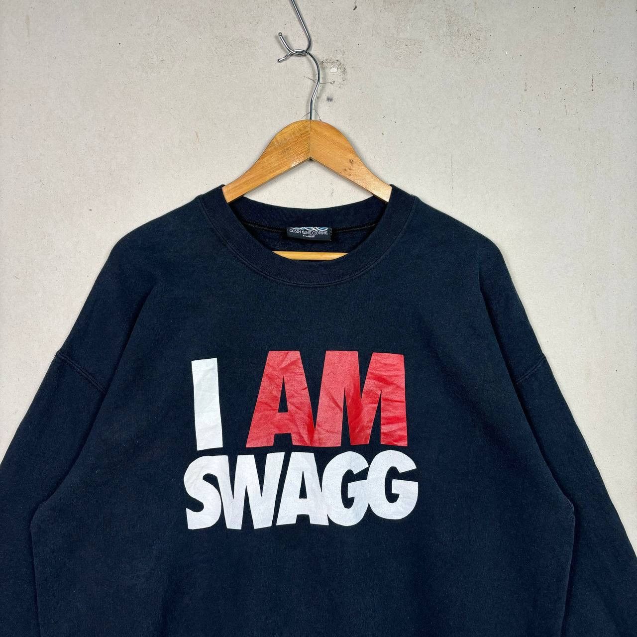 Other Ocean Gang Clothing I AM SWAGG Black Sweatshirt XL Hip Hop Size US XL / EU 56 / 4 - 3 Thumbnail