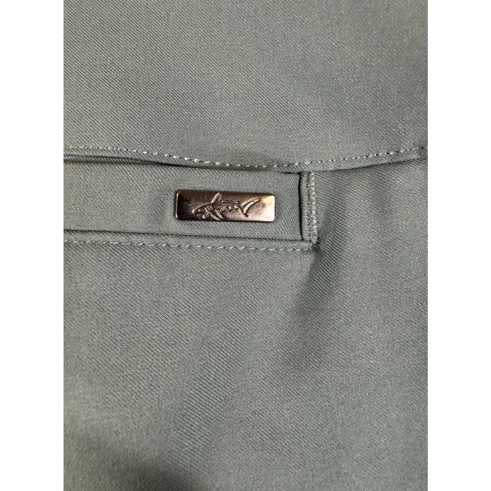 Vintage Greg Norman Golf Pants Mens 38x32 Green Stretch Performance Flat Front Chino Regular Mens Size US 38 / EU 54 - 6 Thumbnail