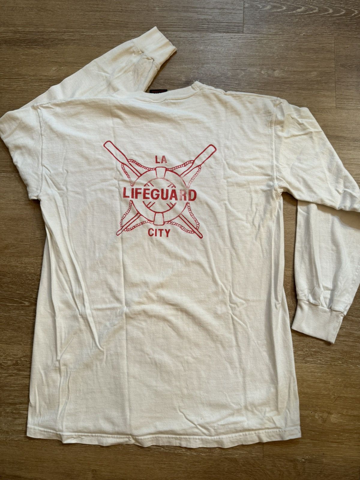 Signal Sport × Vintage Vintage Los Angeles City Lifeguard Long-sleeve Graphic Tee L Size US L / EU 52-54 / 3 - 7 Thumbnail