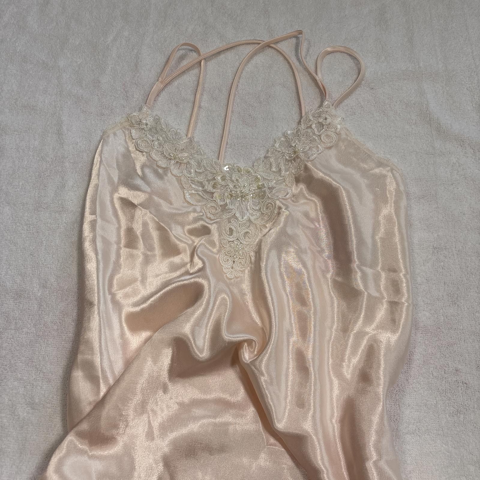 Other vintage pink coquette beaded slip dress Size S / US 4 / IT 40 - 3 Thumbnail