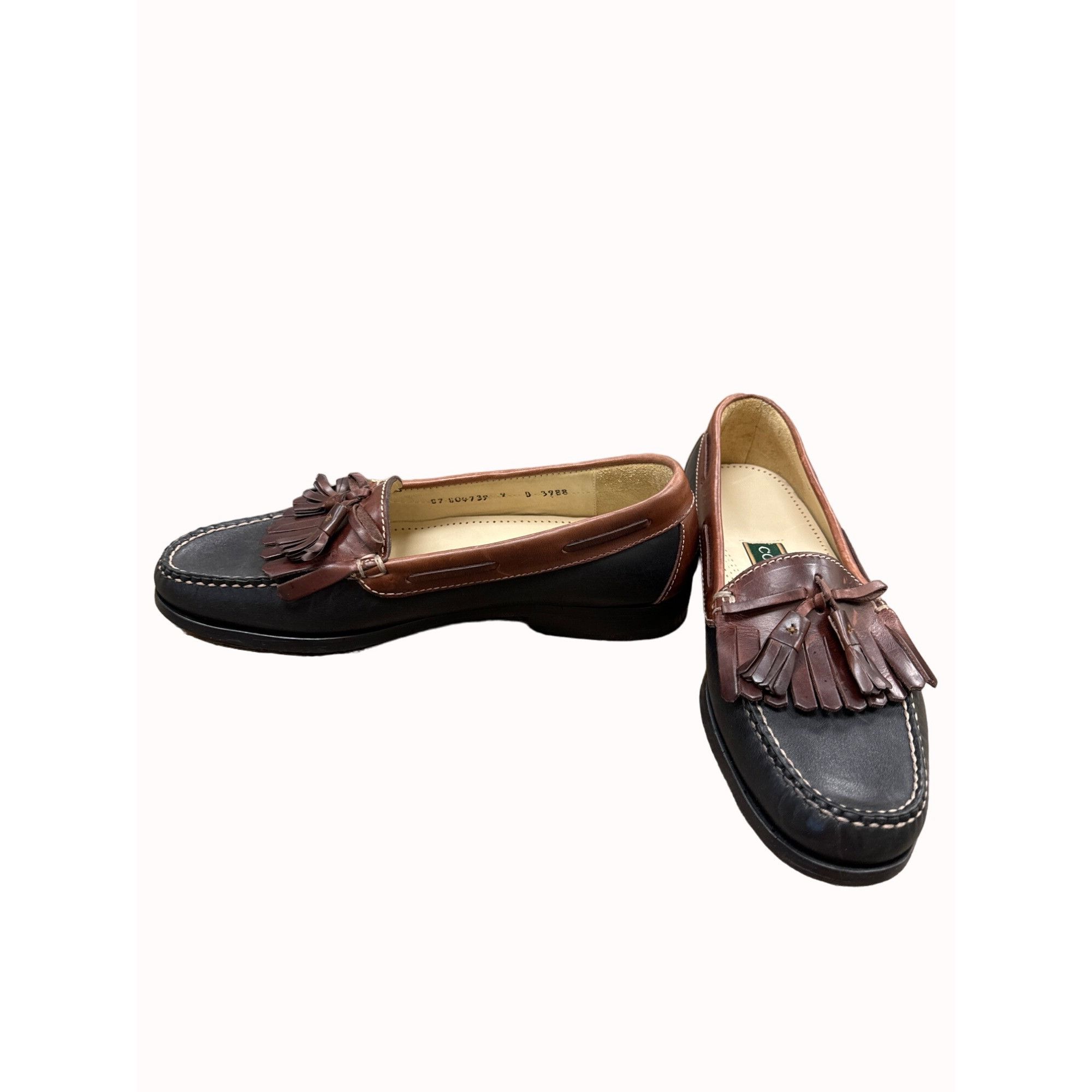 Cole Haan Cole Haan men’s brown leather tassel slip on loafer shoes 9D Size US 9 / EU 42 - 3 Thumbnail