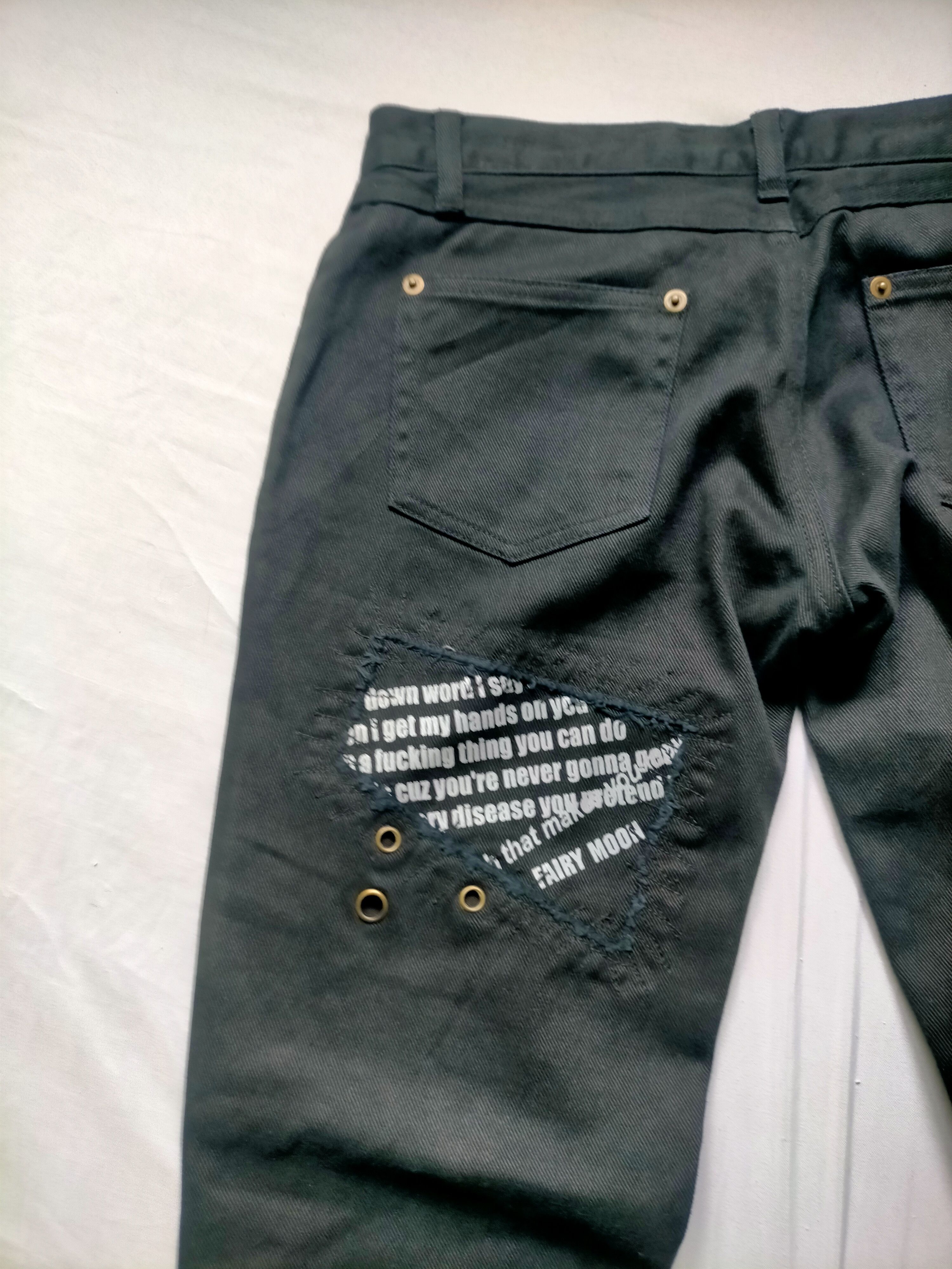 Japanese Brand Slipknot Fairy Moon Punk Rare Pants Size US 29 - 6 Thumbnail