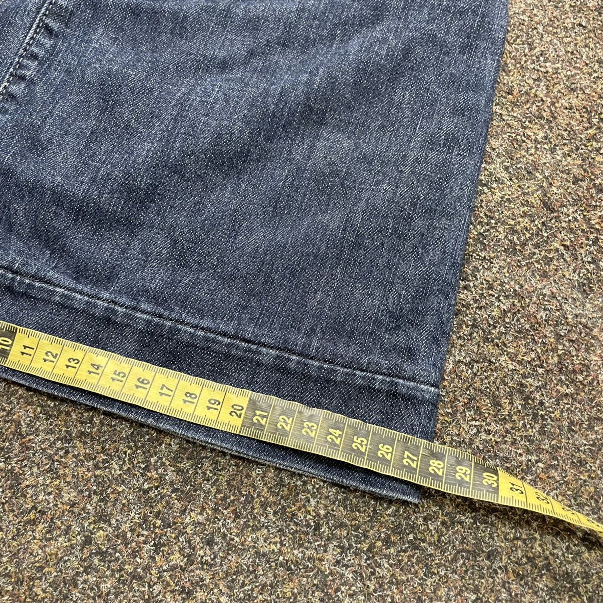 Vintage Vintage Y2K Baggy Flared Jeans 90s Skater Grunge Graphic Size 32" / US 10 / IT 46 - 8 Thumbnail